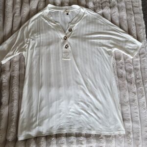 BKE Cream Button-Down Shirt